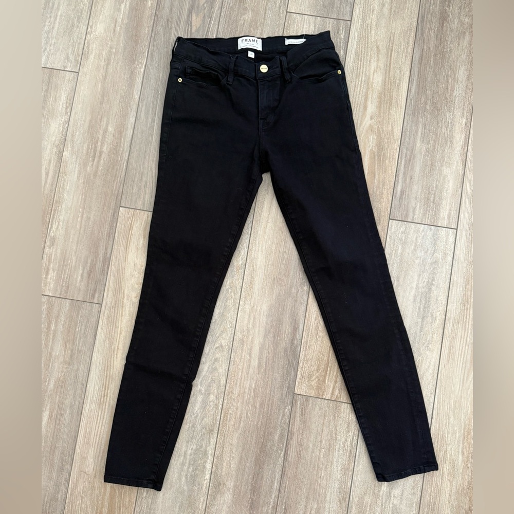 Frame Denim Black Jeans